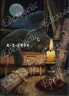 Заготовка для вышивания бисером  Магический Кот А-2 А-2-3454 фото